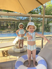 Biquini Dupla Face Infantil Estampado UV50+ | Listras Fresh - MiniMalista Baby - 0, b2b, Calor, com-desconto-mm10, Menina, new, tab-tam-biquini, Verão -bebê-minimalista-estiloso