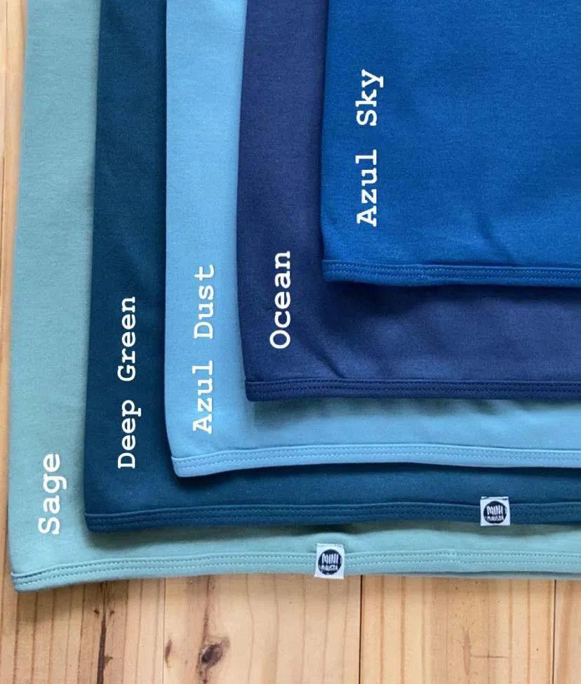 Bloomers de Bebê Unissex MiniMalista | Liso Ocean - MiniMalista Baby - 0.3, b2b, Baby, black-friday, Calor, com-desconto-mm10, Menino, tab-medidas-bloomers, Verão -bebê-minimalista-estiloso