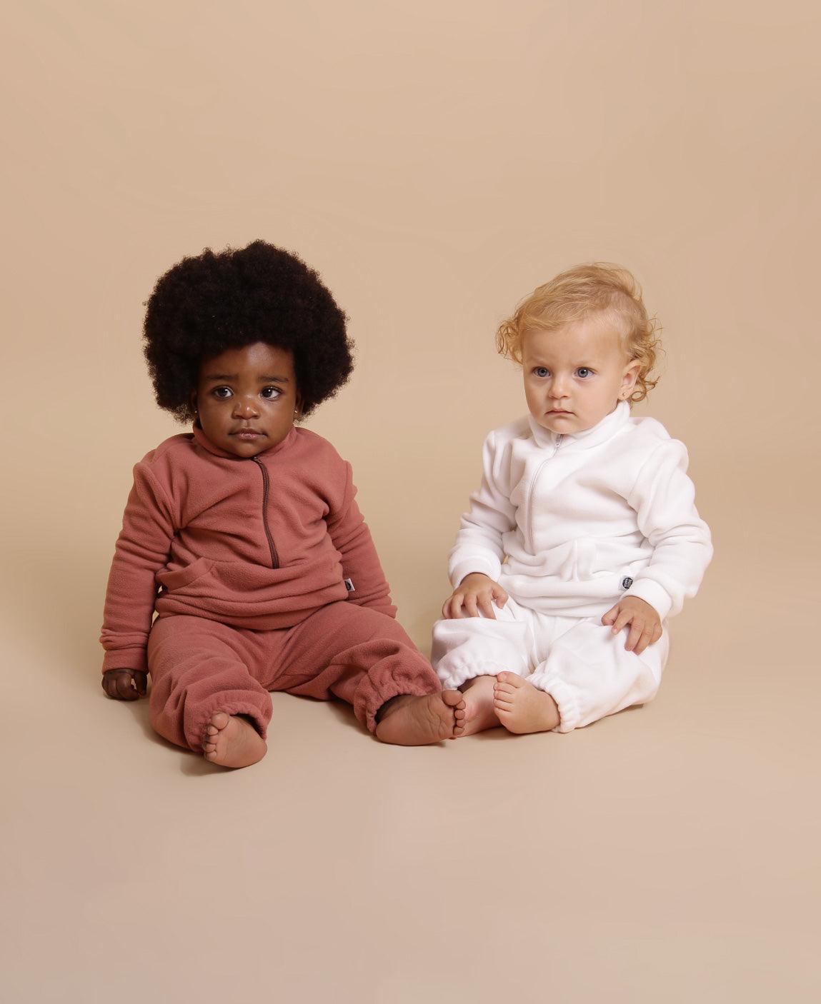 Blusão Bebê Inverno Soft MiniMalista Liso Dark Rose - MiniMalista Baby - b2b, Baby, com-desconto-mm10, Frio, Menina, tab-tam-blusão-soft-bebe -bebê-minimalista-estiloso