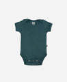 Body de Bebê Manga Curta Unissex MiniMalista Liso Deep Green - MiniMalista Baby - b2b, Baby, Christmas, com-desconto-mm10, Meia Estação, Menino, natal, tab-tam-body-curto, Xmas -bebê-minimalista-estiloso