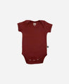 Body de Bebê Manga Curta Unissex MiniMalista Liso Merlot - MiniMalista Baby - b2b, Baby, Christmas, com-desconto-mm10, Meia Estação, Menina, natal, tab-tam-body-curto, Xmas -bebê-minimalista-estiloso