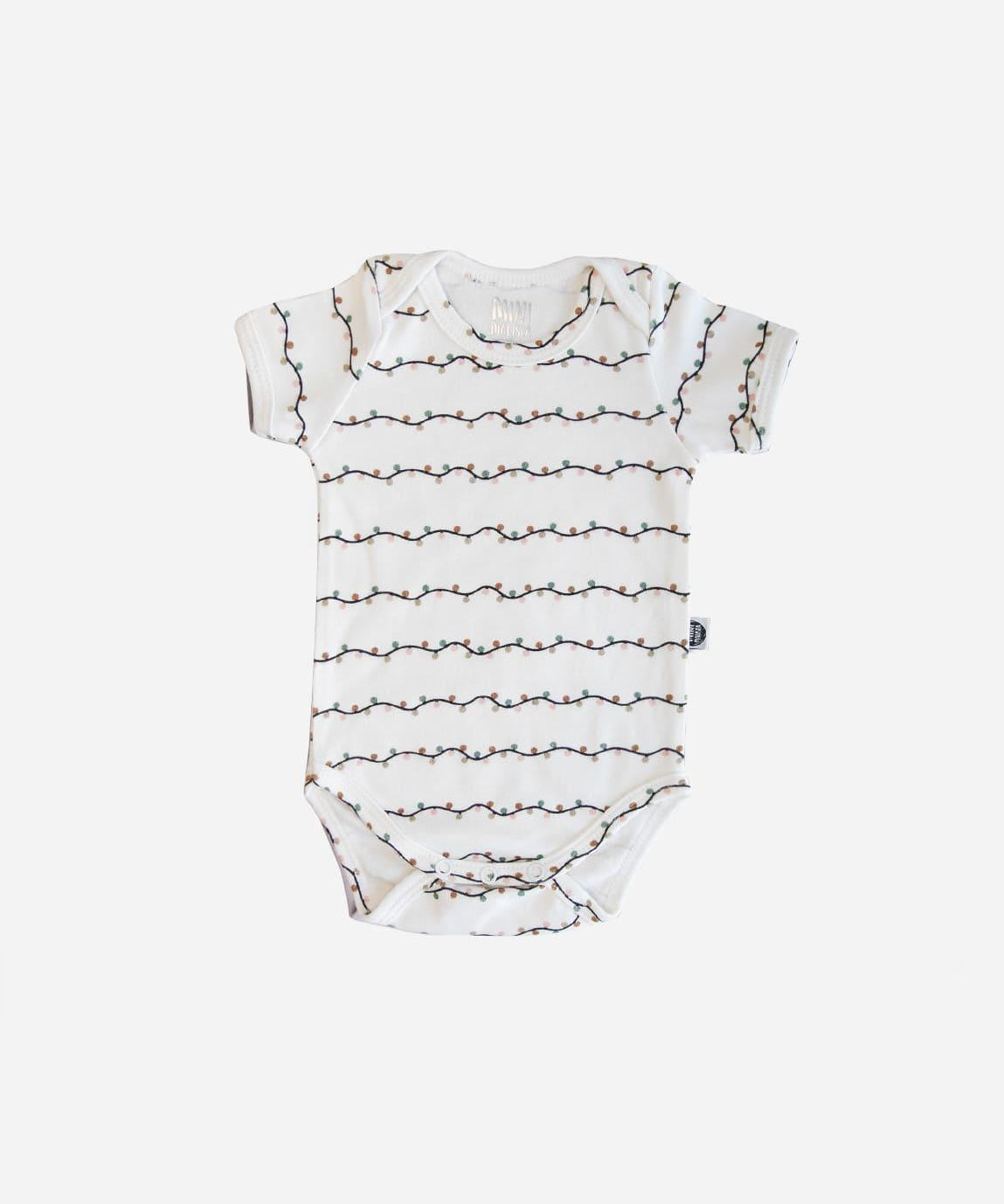 Body de Bebê Manga Curta Unissex | Lights - MiniMalista Baby - 0, Ano Novo, b2b, Baby, Christmas, com-desconto-mm10, Meia Estação, Menina, natal, Neutro, Reveillon, tab-tam-body-curto, Unissex, Xmas -bebê-minimalista-estiloso