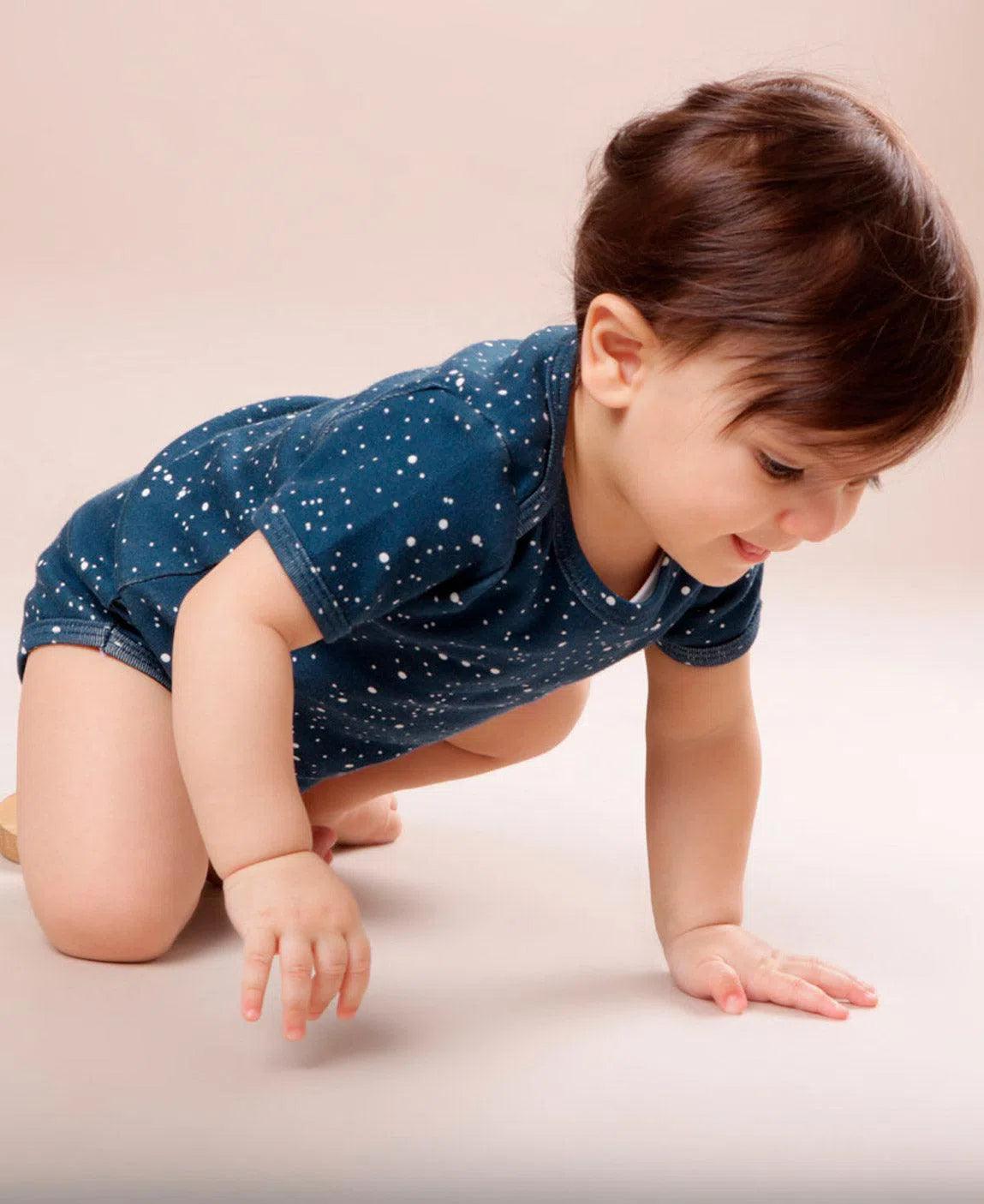 Body de Bebê Manga Curta Unissex | Stardust - MiniMalista Baby - 0.3, b2b, Baby, black-friday, Meia Estação, Menino, outlet, SALE-FINAL, tab-tam-body-curto -bebê-minimalista-estiloso