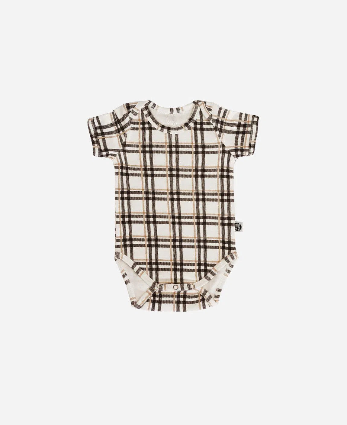 Body de Bebê Manga Curta Unissex Xadrez Plaid - MiniMalista Baby - b2b, Baby, com-desconto-mm10, Meia Estação, Menino, Neutro, tab-tam-body-curto, Unissex -bebê-minimalista-estiloso