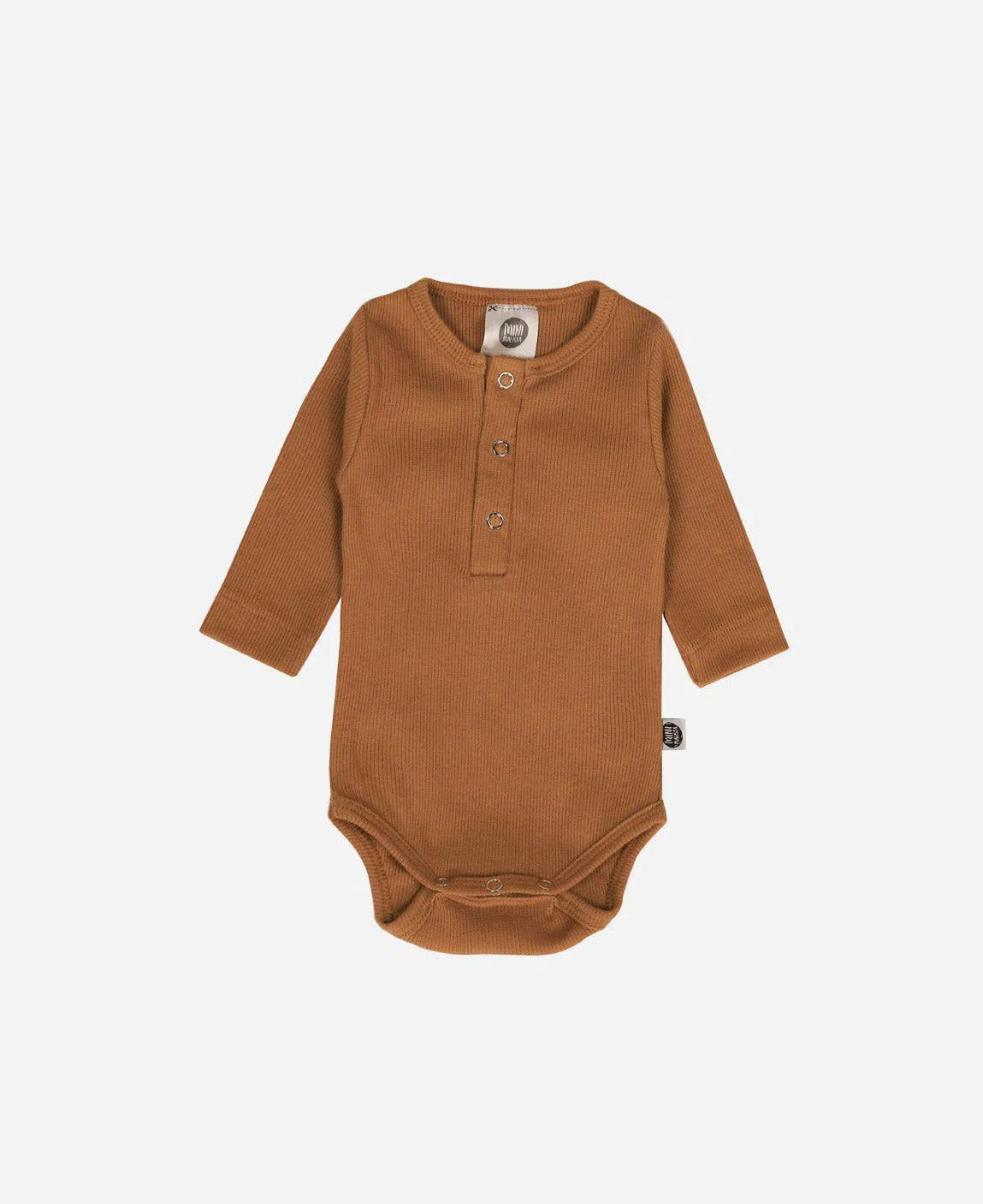 Body de Bebê Manga Longa Unissex Canelado Botões MiniMalista Liso Goldie - MiniMalista Baby - b2b, Baby, com-desconto-mm10, Frio, Menino, Neutro, Unissex, Winter Sale 20%, Winter Sale 30% -bebê-minimalista-estiloso