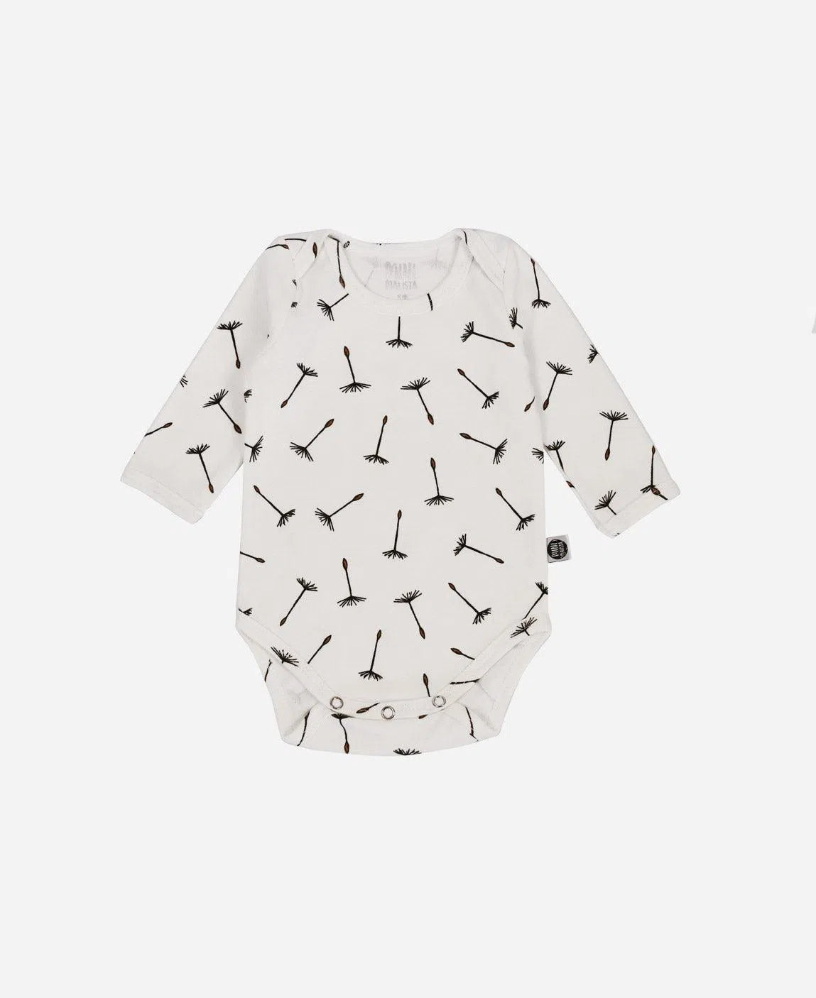 Body de Bebê Manga Longa Unissex Dandelion - MiniMalista Baby - Ano Novo, b2b, Baby, com-desconto-mm10, Frio, Menino, Neutro, Reveillon, tab-tam-body-manga-longa, Unissex, Winter Sale 30% -bebê-minimalista-estiloso