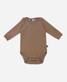 Body de Bebê Manga Longa Unissex MiniMalista Liso Mocha - MiniMalista Baby - b2b, Baby, com-desconto-mm10, Frio, Menino, Neutro, tab-tam-body-manga-longa, Unissex, Winter Sale 40% -bebê-minimalista-estiloso