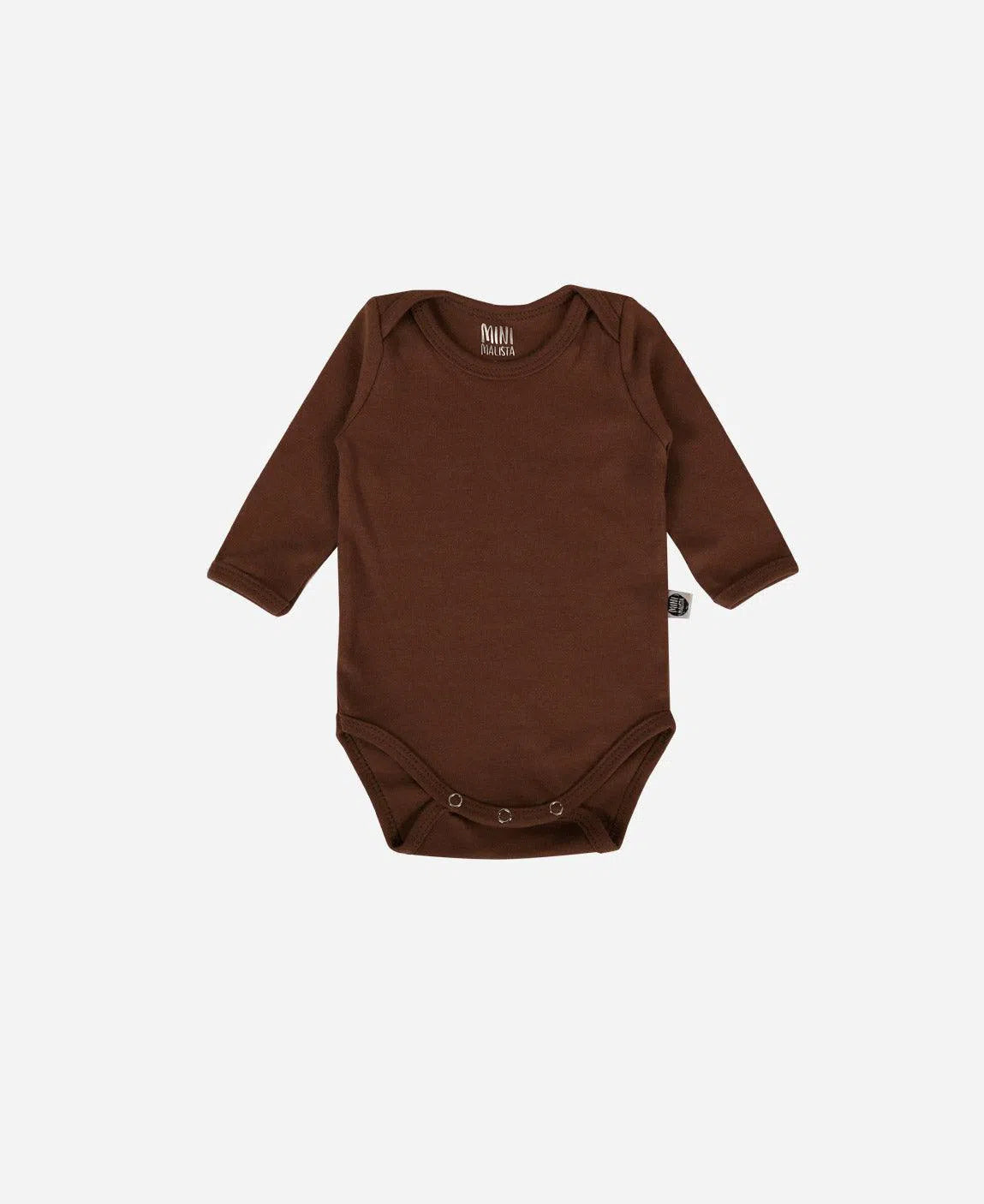 Body de Bebê Manga Longa Unissex MiniMalista Liso Oak - MiniMalista Baby - b2b, Baby, com-desconto-mm10, Frio, Menino, tab-tam-body-manga-longa -bebê-minimalista-estiloso