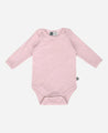 Body de Bebê Manga Longa Unissex MiniMalista Liso Rose Quartzo - MiniMalista Baby - b2b, Baby, com-desconto-mm10, Frio, Menina, tab-tam-body-manga-longa, Winter Sale 30% -bebê-minimalista-estiloso