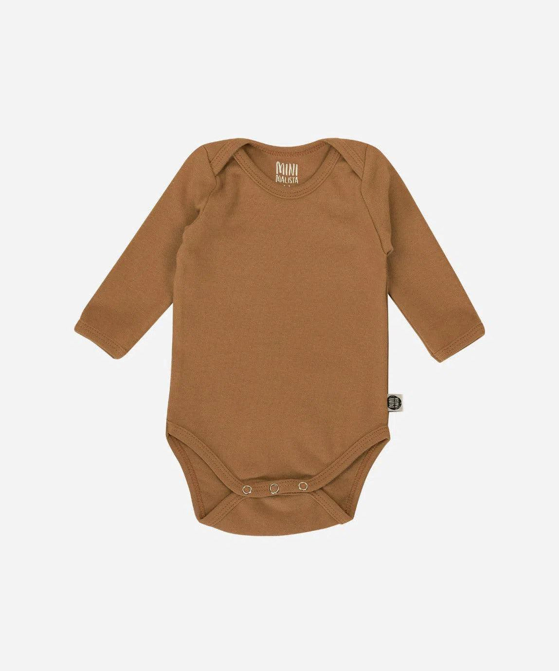 Body de Bebê Manga Longa Unissex MiniMalista | Liso Goldie - MiniMalista Baby - 0.3, b2b, Baby, black-friday, com-desconto-mm10, Frio, Menina, Menino, Neutro, tab-tam-body-manga-longa, Unissex, Winter Sale 20% -bebê-minimalista-estiloso
