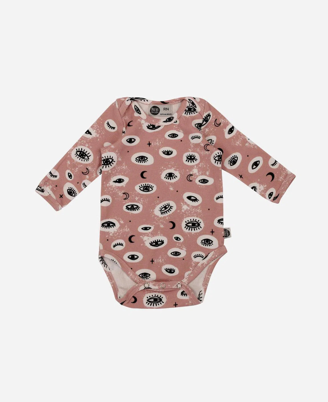 Body de Bebê Manga Longa Unissex Mystic Eyes - MiniMalista Baby - b2b, Baby, Frio, Menina, outlet, tab-tam-body-manga-longa, Winter Sale 40% -bebê-minimalista-estiloso