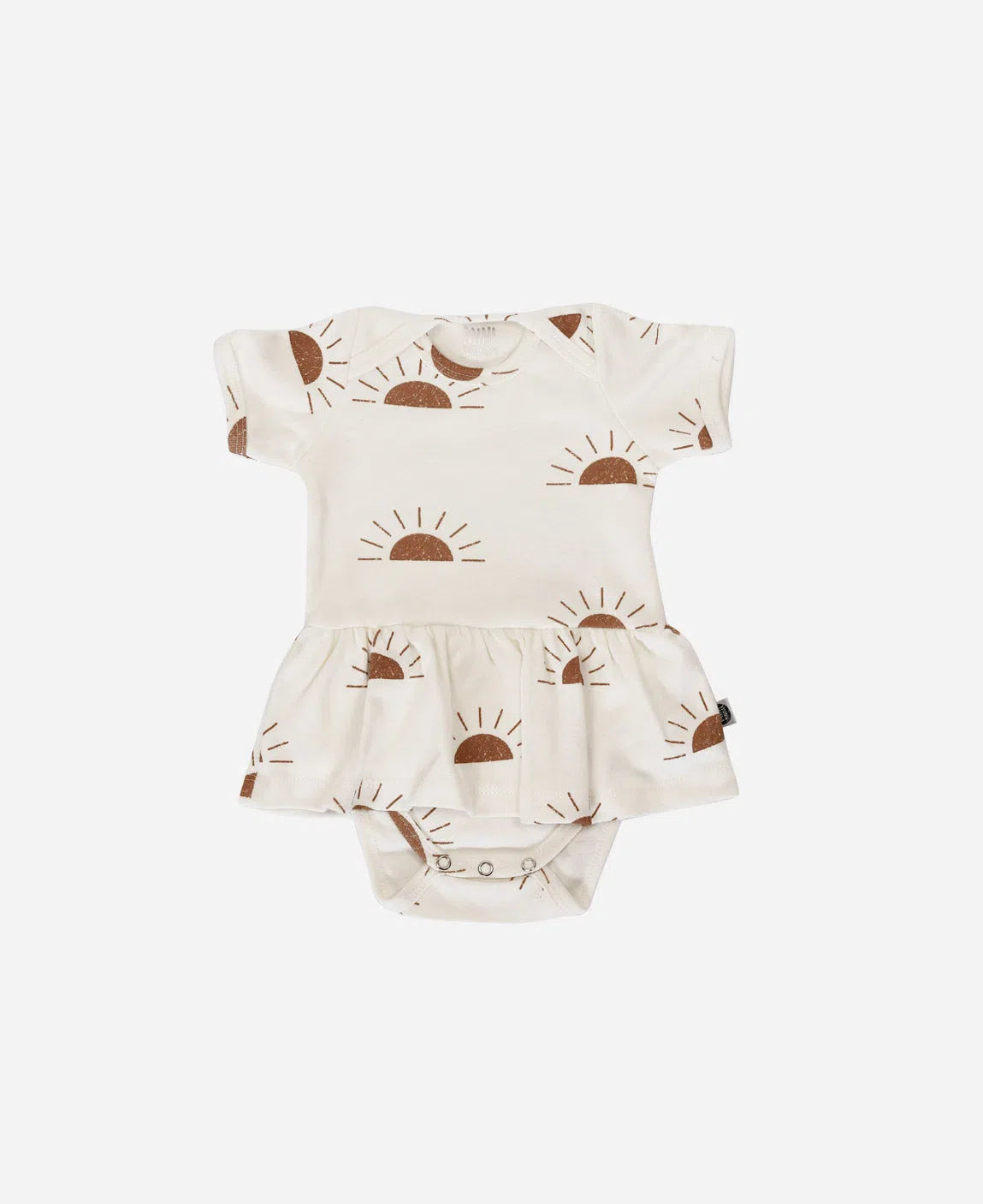 Body-Vestido de Bebê Manga Curta Golden Hour - MiniMalista Baby - b2b, Baby, Meia Estação, Menina, Neutro, outlet, tab-tam-body-vestido, Unissex -bebê-minimalista-estiloso