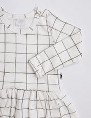 Body-Vestido de Bebê Manga Longa | Greeny - MiniMalista Baby - 0.3, b2b, Baby, black-friday, com-desconto-mm10, Frio, Menina, tab-tam-body-vestido -bebê-minimalista-estiloso