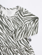 Body-Vestido de Bebê Manga Longa | Zebra - MiniMalista Baby - 0.3, 0.45, b2b, Baby, black-friday, com-desconto-mm10, Frio, Menina, tab-tam-body-vestido -bebê-minimalista-estiloso