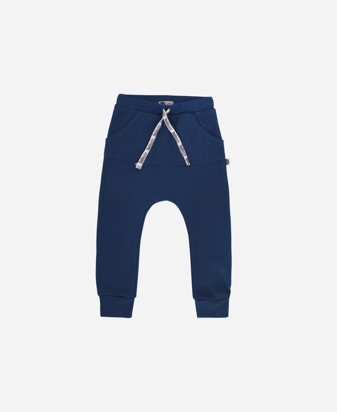 Calça Bolsão Unissex MiniMalista | Liso Azul Sky - MiniMalista Baby - 0.4, b2b, Baby, black-friday, com-desconto-mm10, Kids, Meia Estação, Menino, SALE-FINAL, tab-tam-calça-bolsão-kids -bebê-minimalista-estiloso