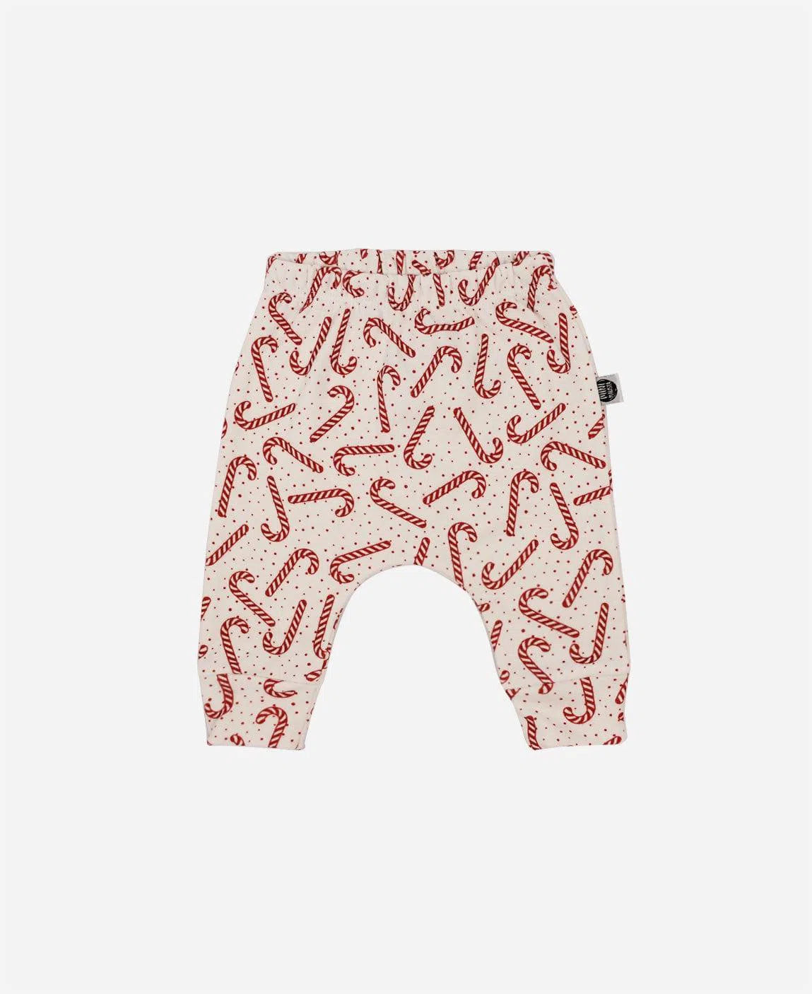 Calça de Bebê Harém Unissex Candy Cane - MiniMalista Baby - b2b, Baby, Christmas, com-desconto-mm10, Meia Estação, natal, Neutro, tab-tam-calça-harem-bebe, Unissex, Xmas -bebê-minimalista-estiloso