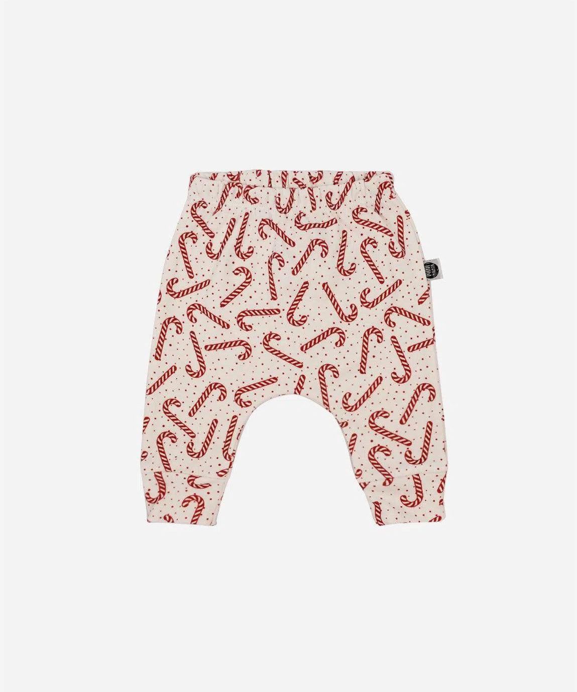Calça de Bebê Harém Unissex | Candy Cane - MiniMalista Baby - 0, b2b, Baby, Christmas, com-desconto-mm10, Meia Estação, Menina, natal, Neutro, tab-tam-calça-harem-bebe, Unissex, Xmas -bebê-minimalista-estiloso