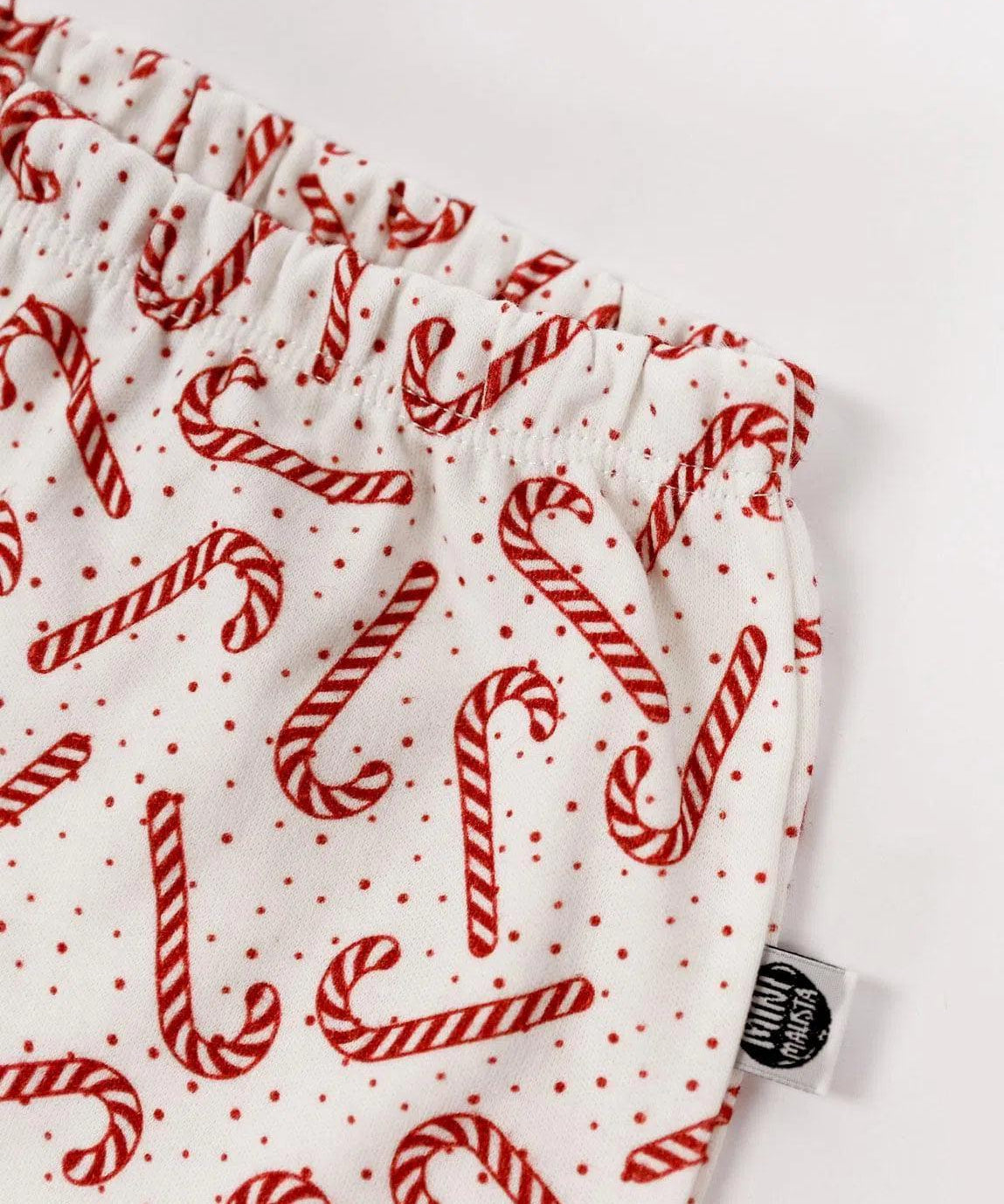 Calça de Bebê Harém Unissex | Candy Cane - MiniMalista Baby - 0, b2b, Baby, Christmas, com-desconto-mm10, Meia Estação, Menina, natal, Neutro, tab-tam-calça-harem-bebe, Unissex, Xmas -bebê-minimalista-estiloso