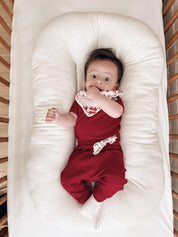 Calça de Bebê Unissex Bolsão MiniMalista Liso Real Red - MiniMalista Baby - 0, 0.3, b2b, Baby, black-friday, Christmas, com-desconto-mm10, Meia Estação, Natal, Neutro, tab-tam-calça-bolsão-kids, Unissex, Winter Sale 20%, Xmas -bebê-minimalista-estiloso