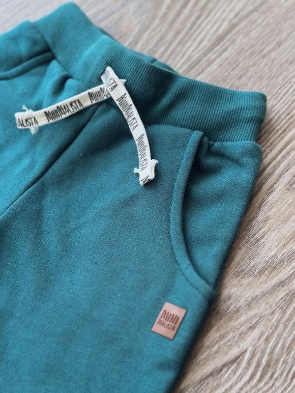Calça Moletom Unissex Peluciado MiniMalista | Liso Deep Green - MiniMalista Baby - 0.2, b2b, Baby, black-friday, Christmas, com-desconto-mm10, Frio, Kids, Menino, natal, tab-tam-calca-moletom, tab-tam-calça-molet-bebe, tam-tam-calça-bolsao-bebe, Xmas -bebê-minimalista-estiloso