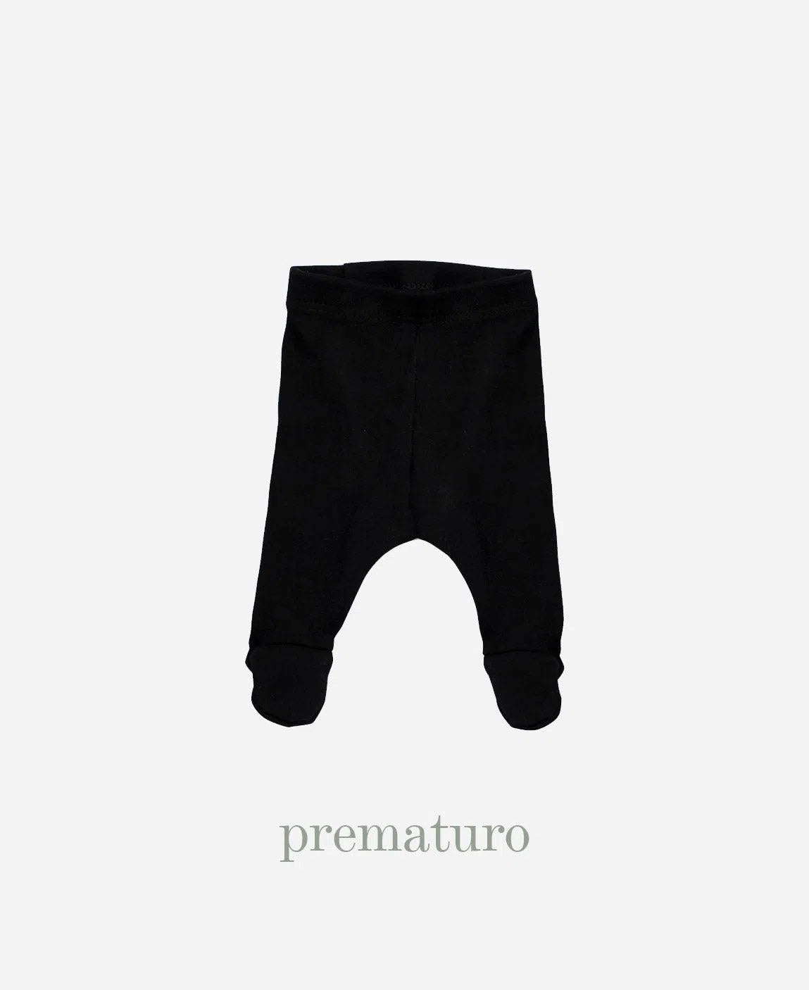 Calça Pezinho Prematuro Minimalista Liso Preto - MiniMalista Baby - b2b, Baby, com-desconto-mm10, Meia Estação, Menino, Neutro, Unissex, Winter Sale 20% -bebê-minimalista-estiloso