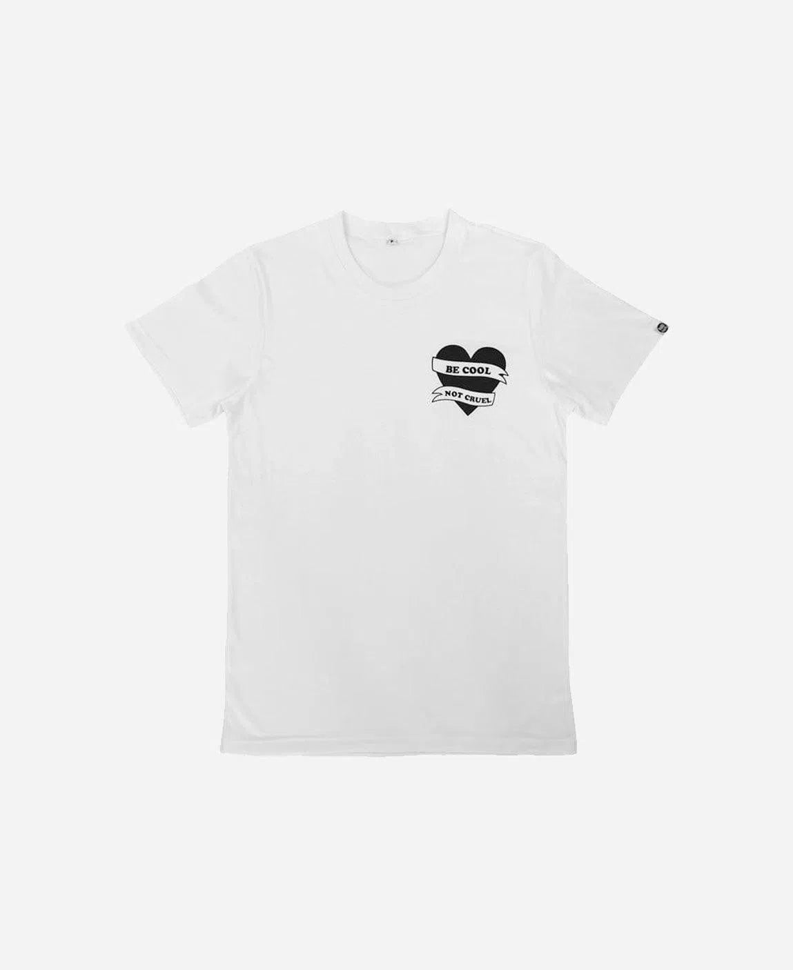 Camiseta Adulto Be Cool Not Cruel - MiniMalista Baby - b2b, com-desconto-mm10, Meia Estação, Menino, minime, Neutro, Unissex -bebê-minimalista-estiloso