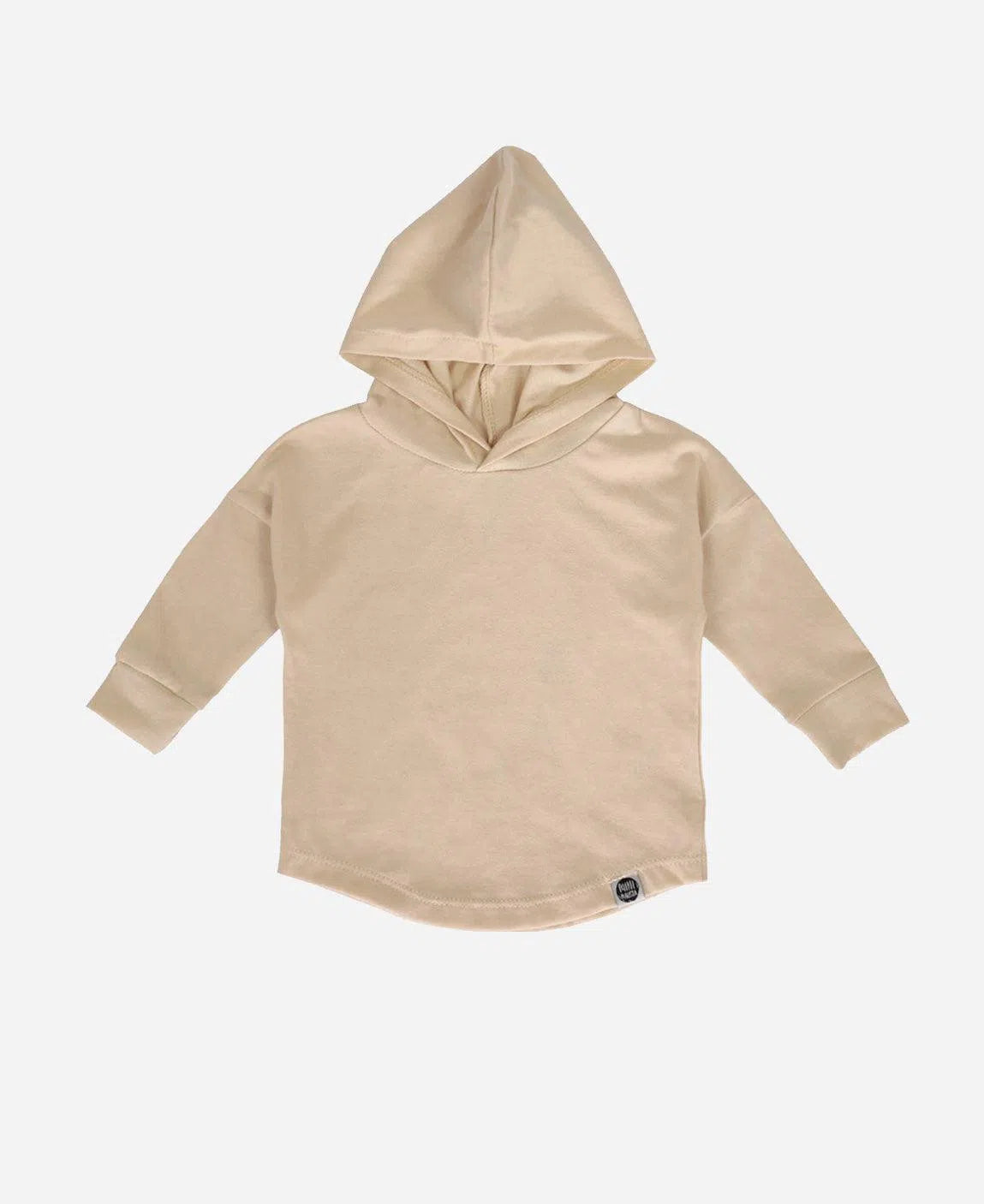 Camiseta Capuz Infantil Manga Longa MiniMalista Liso Beige - MiniMalista Baby - b2b, com-desconto-mm10, Meia Estação, Menino, Neutro, tab-tam-camiseta-longa, Unissex -bebê-minimalista-estiloso