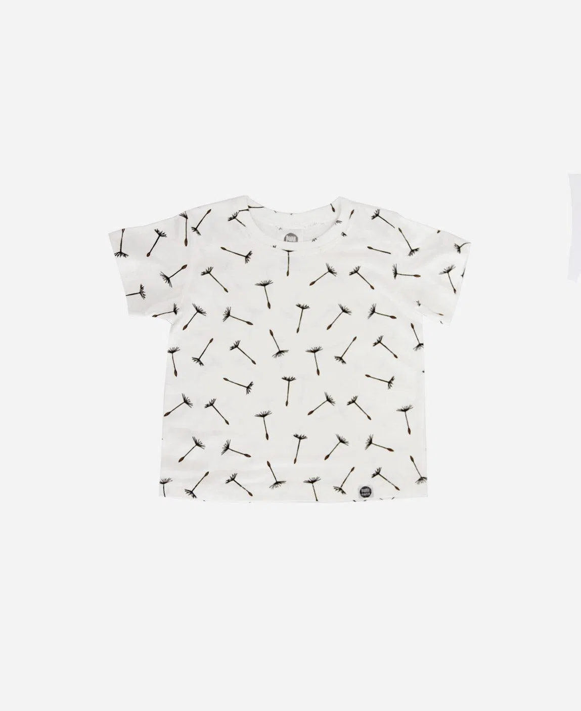 Camiseta Infantil Manga Curta Unissex Dandelion - MiniMalista Baby - Ano Novo, b2b, com-desconto-mm10, Kids, Meia Estação, Menino, Neutro, Reveillon, Unissex -bebê-minimalista-estiloso