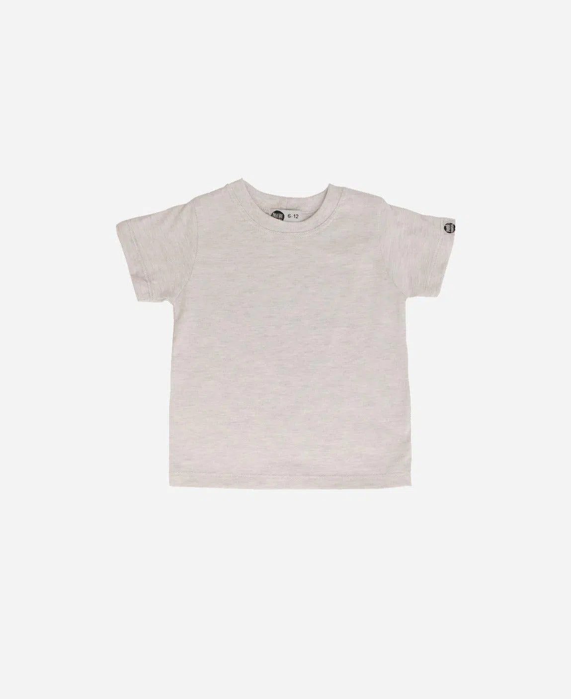 Camiseta Infantil Manga Curta Unissex MiniMalista Liso Banana - MiniMalista Baby - b2b, com-desconto-mm10, Kids, Meia Estação, Neutro, Unissex -bebê-minimalista-estiloso