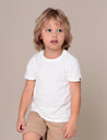 Camiseta Infantil Manga Curta Unissex MiniMalista Liso Branco Off - MiniMalista Baby - Ano Novo, anonovo, b2b, Best, com-desconto-mm10, Kids, Meia Estação, Neutro, new, Reveillon, Unissex -bebê-minimalista-estiloso