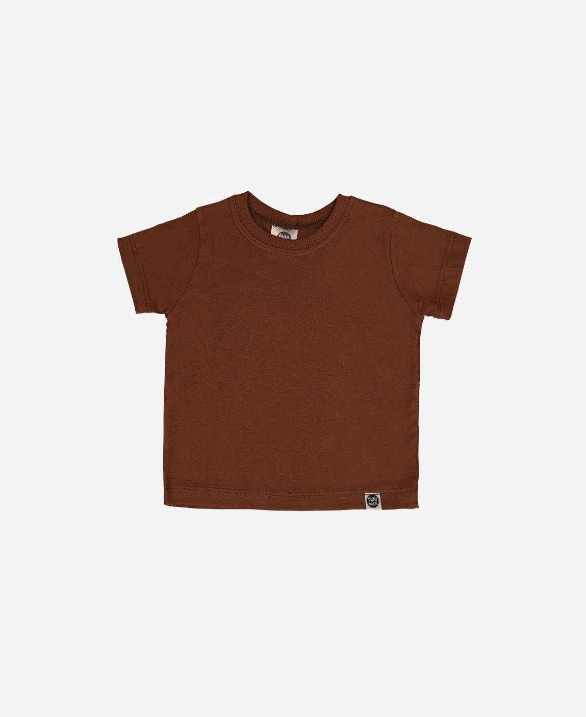 Camiseta Infantil Manga Curta Unissex MiniMalista Liso Oak - MiniMalista Baby - b2b, com-desconto-mm10, Kids, Meia Estação, Menino -bebê-minimalista-estiloso