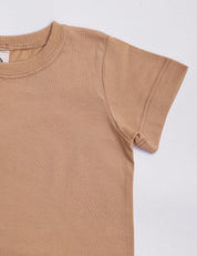 Camiseta Infantil Manga Curta Unissex MiniMalista | Liso Cinnamon - MiniMalista Baby - 0.3, b2b, Best, black-friday, com-desconto-mm10, Kids, Meia Estação, Menina, Menino, Neutro, tab-tam-camiseta-manga-curta, Unissex -bebê-minimalista-estiloso