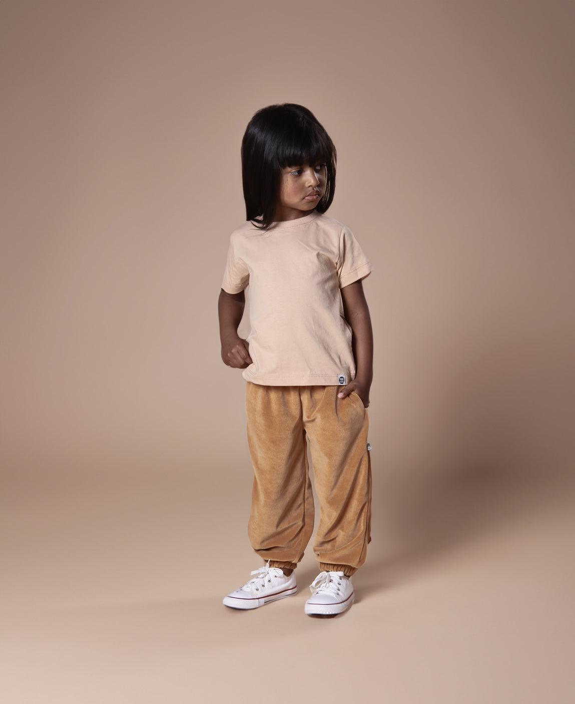 Camiseta Infantil Manga Curta Unissex MiniMalista | Liso Cinnamon - MiniMalista Baby - 0.3, b2b, Best, black-friday, com-desconto-mm10, Kids, Meia Estação, Menina, Menino, Neutro, tab-tam-camiseta-manga-curta, Unissex -bebê-minimalista-estiloso
