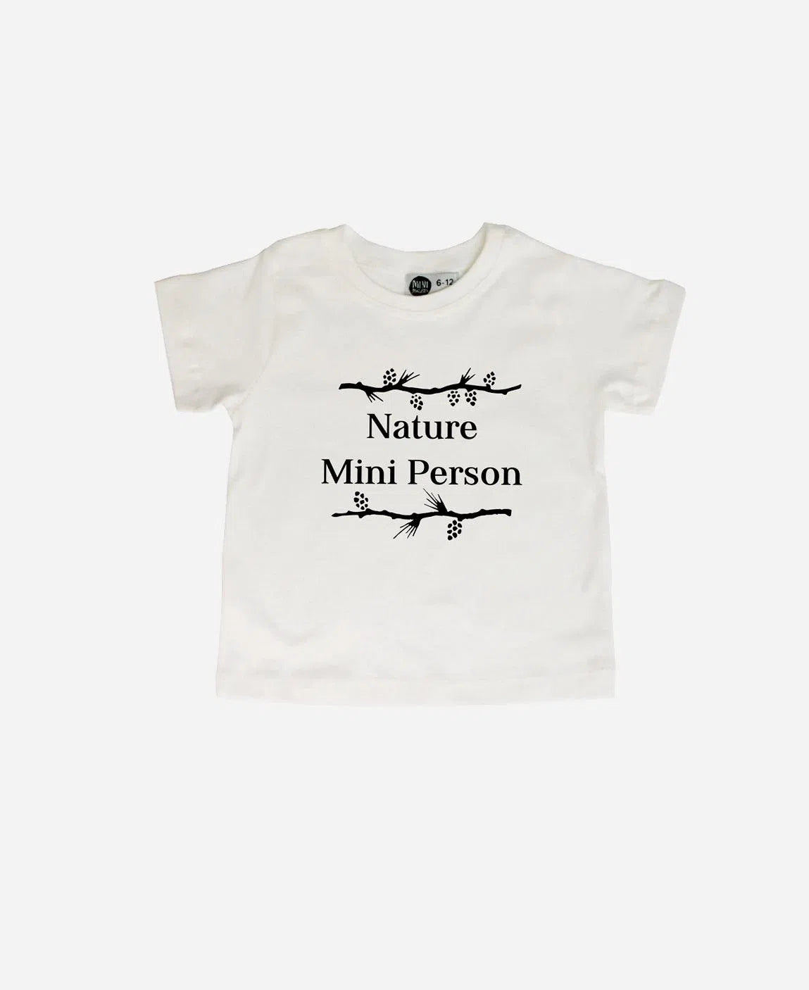 Camiseta Infantil Manga Curta Unissex Nature Mini Person - MiniMalista Baby - 0.3, 0.35, Ano Novo, b2b, black-friday, com-desconto-mm10, Kids, Meia Estação, Menina, Menino, Neutro, Reveillon, tab-tam-camiseta-manga-curta, Unissex -bebê-minimalista-estiloso