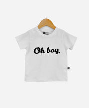 Camiseta Infantil Manga Curta Unissex OH BOY - MiniMalista Baby - b2b, Kids, Meia Estação, Menina, Menino, Neutro, outlet, tab-tam-camiseta-manga-curta, Unissex -bebê-minimalista-estiloso
