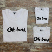 Camiseta Infantil Manga Curta Unissex OH BOY - MiniMalista Baby - b2b, Kids, Meia Estação, Menina, Menino, Neutro, outlet, tab-tam-camiseta-manga-curta, Unissex -bebê-minimalista-estiloso