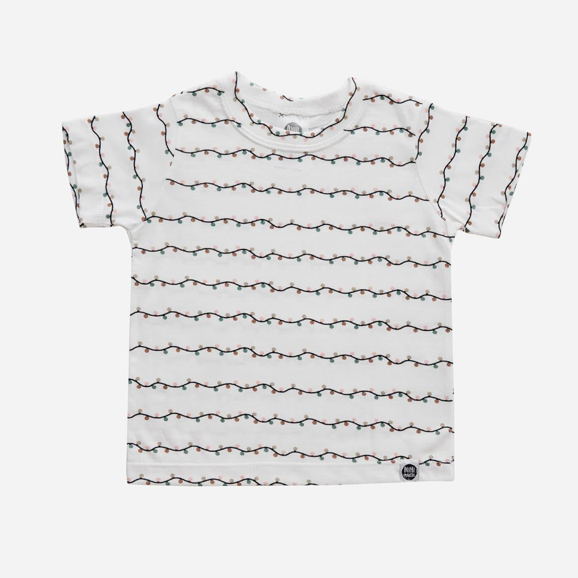 Camiseta Infantil Manga Curta Unissex | Lights - MiniMalista Baby - 0.3, Ano Novo, b2b, black-friday, Christmas, com-desconto-mm10, Kids, Meia Estação, Menina, minime, natal, Neutro, Reveillon, tab-tam-camiseta-manga-curta, Unissex, Xmas -bebê-minimalista-estiloso