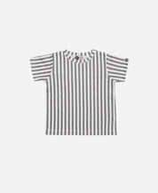 Camiseta Infantil Manga Curta Unissex | Listras Retrô Cinza - MiniMalista Baby - 0.3, 0.45, b2b, black-friday, Kids, Meia Estação, Menino, minime, Neutro, outlet, SALE-FINAL, tab-tam-camiseta-manga-curta, Unissex -bebê-minimalista-estiloso