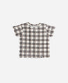 Camiseta Infantil Manga Curta Unissex Xadrez Plaid - MiniMalista Baby - b2b, com-desconto-mm10, Kids, Meia Estação, Menino, Neutro, Unissex -bebê-minimalista-estiloso