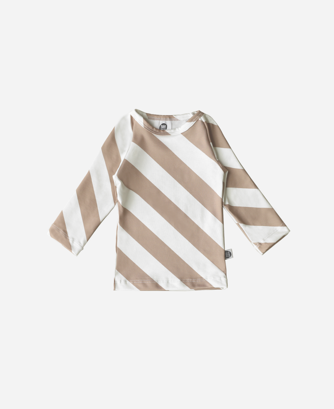 camiseta-infantil-protecao-uv-listras-diagonais-bege-minimalista.png