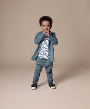 Casaco de Malha Unissex MiniMalista | Liso Goblin Blue - MiniMalista Baby - 0.3, b2b, Baby, black-friday, com-desconto-mm10, Frio, Kids, Menino, new, tab-tam-cardigan-casaco-malha, Winter Sale 30% -bebê-minimalista-estiloso