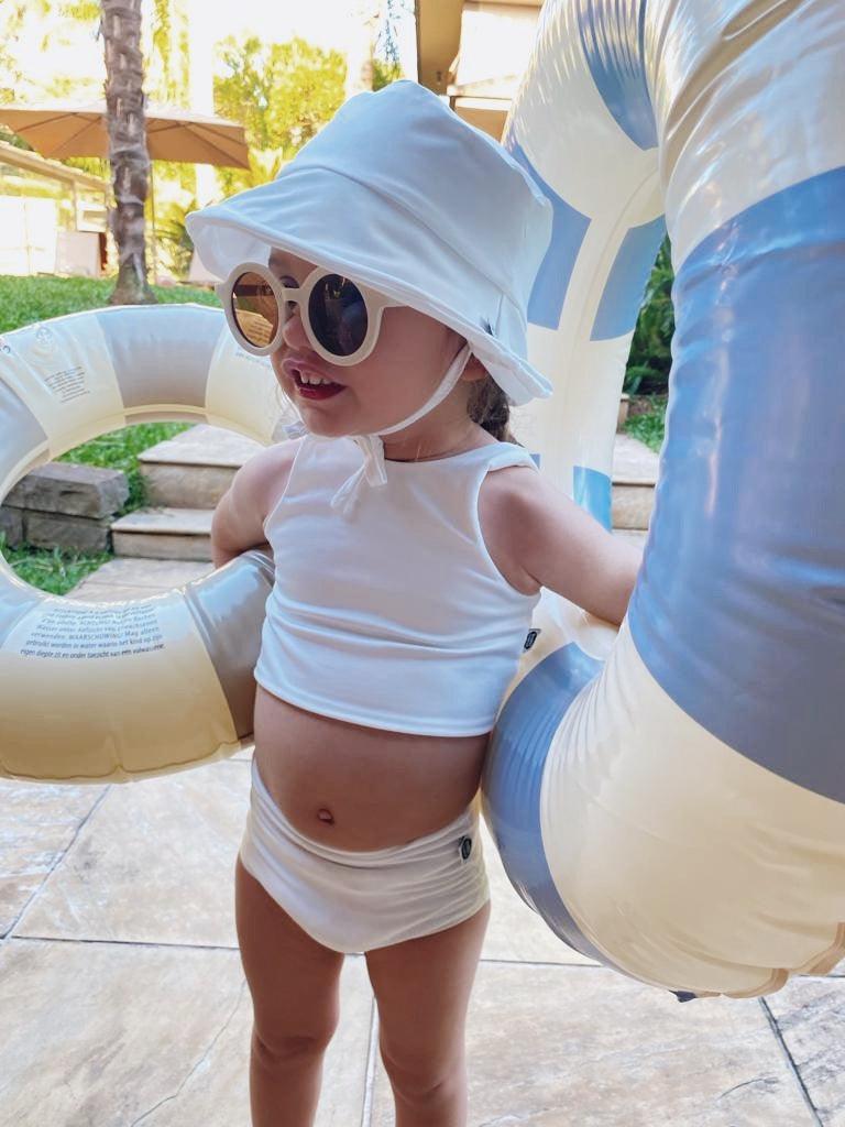 Chapéu Bucket Hat Infantil Unissex Estampado UV50+ MiniMalista | Liso Branco Off - MiniMalista Baby - b2b, Calor, com-desconto-mm10, Menina, Menino, tabela-tamanho-chapéu, Verão -bebê-minimalista-estiloso