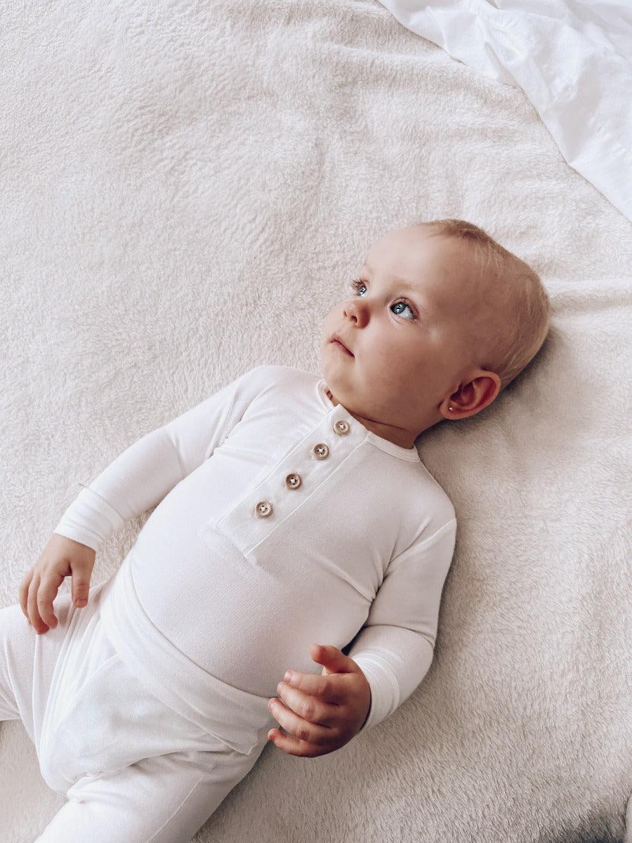 Conjunto Bebê Loungewear Slim Fit Liso - MiniMalista Baby - Ano Novo, anonovo, b2b, Baby, Meia Estação, Menina, Neutro, new, Reveillon, Roupa de usar em casa, Unissex -bebê-minimalista-estiloso