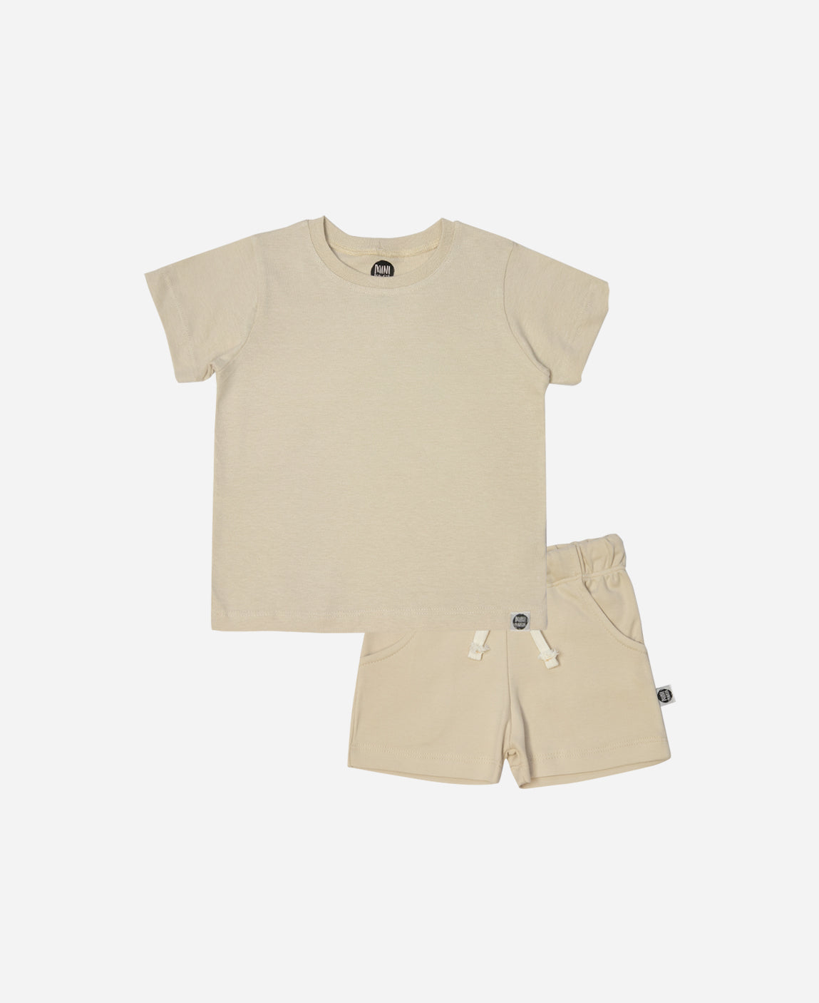 Conjunto Camiseta e Bermuda Infantil Menino | Liso Sand