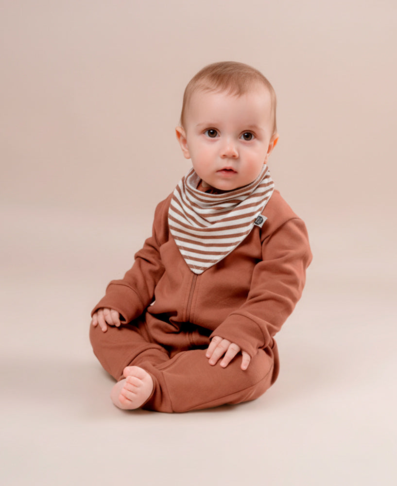 Conjunto Bebê Macacão + Babador | Chutney e Listrinhas