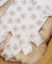 Kit Presente Saída de Maternidade Bebê 4 peças | Flower Power