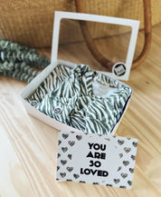 Kit Presente Saída de Maternidade Bebê 4 peças | Zebra