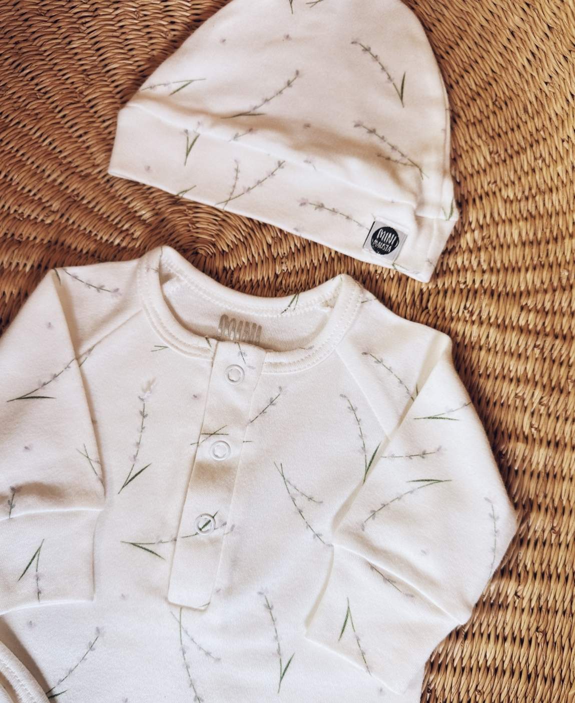 Kit Presente Saída de Maternidade Bebê 4 peças | Lavender - Com Caixa Presente
