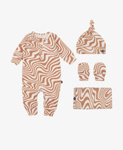Kit Presente Saída de Maternidade Bebê 4 peças | Swirl