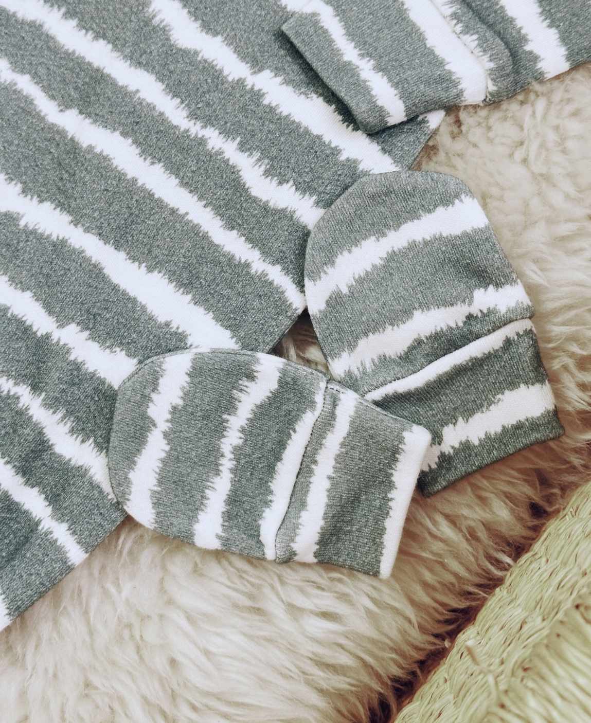 Kit Presente Saída de Maternidade Bebê 4 peças | Tie Dye